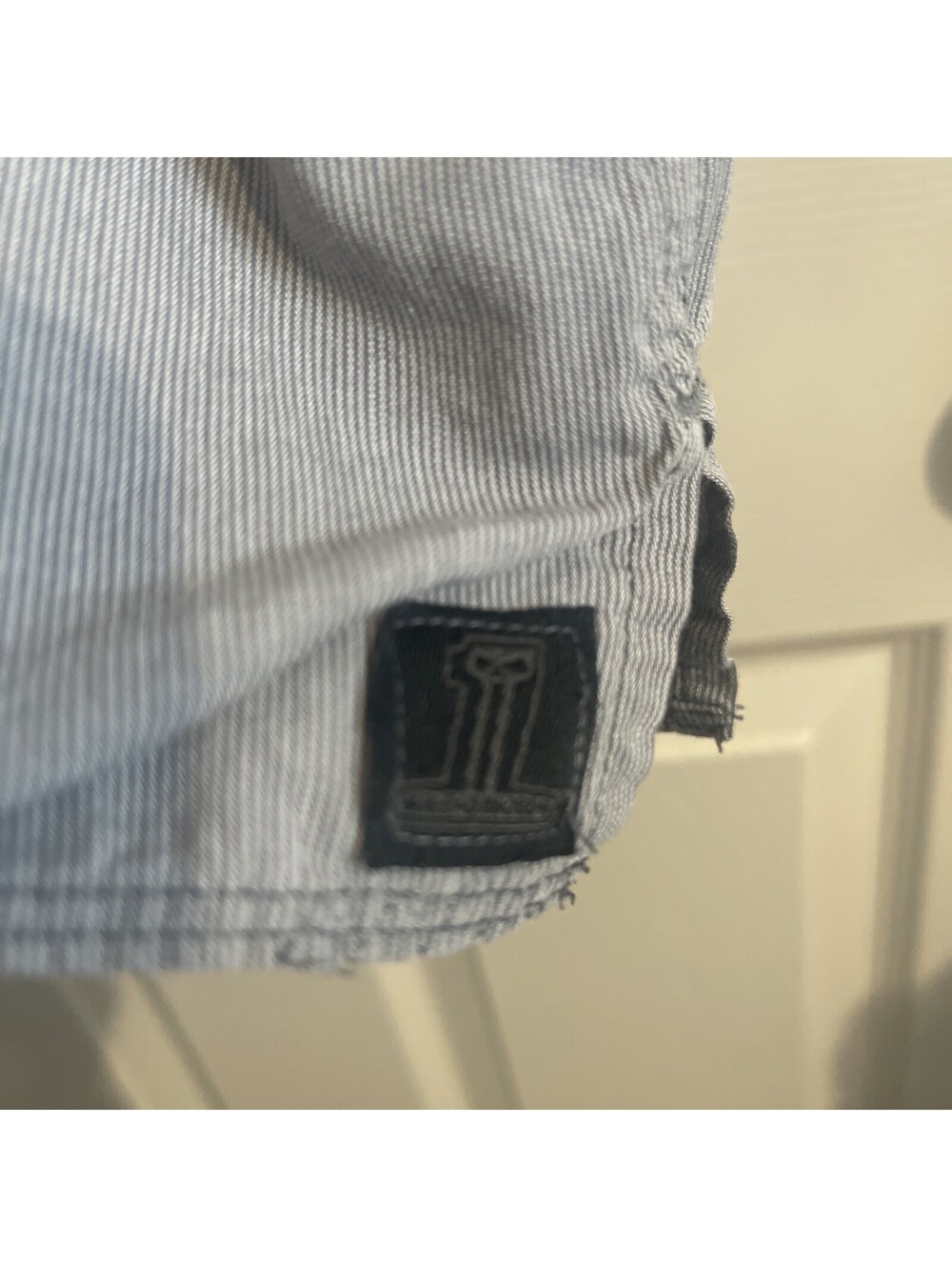 Harley Davidson Button Up Shirt 2XL XXL Gray Black Logo Pockets Short Sleeves HD - Picture 8 of 12